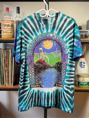 Vintage 1995 Tie Dye Anvil made in USA single Stitch tee shirt size XL
